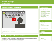 Tablet Screenshot of graue-energie.ch